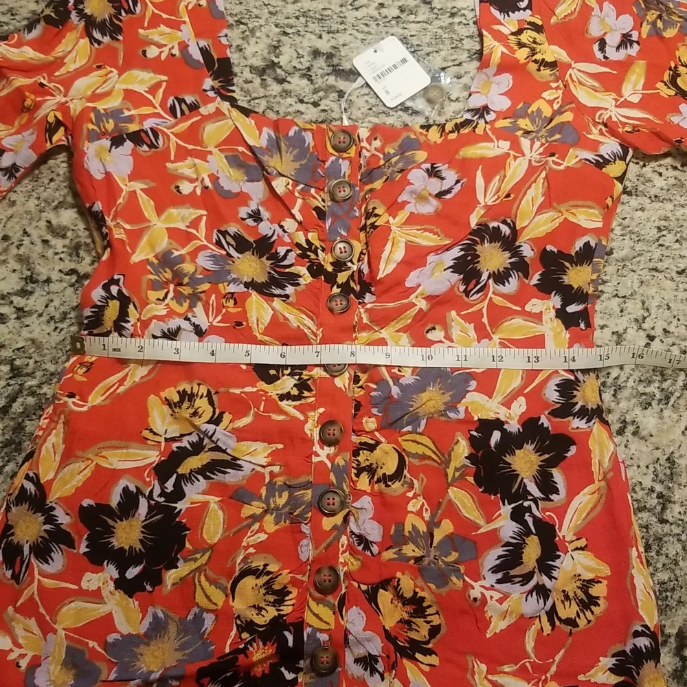 NWT Free People Mini Floral Dress
